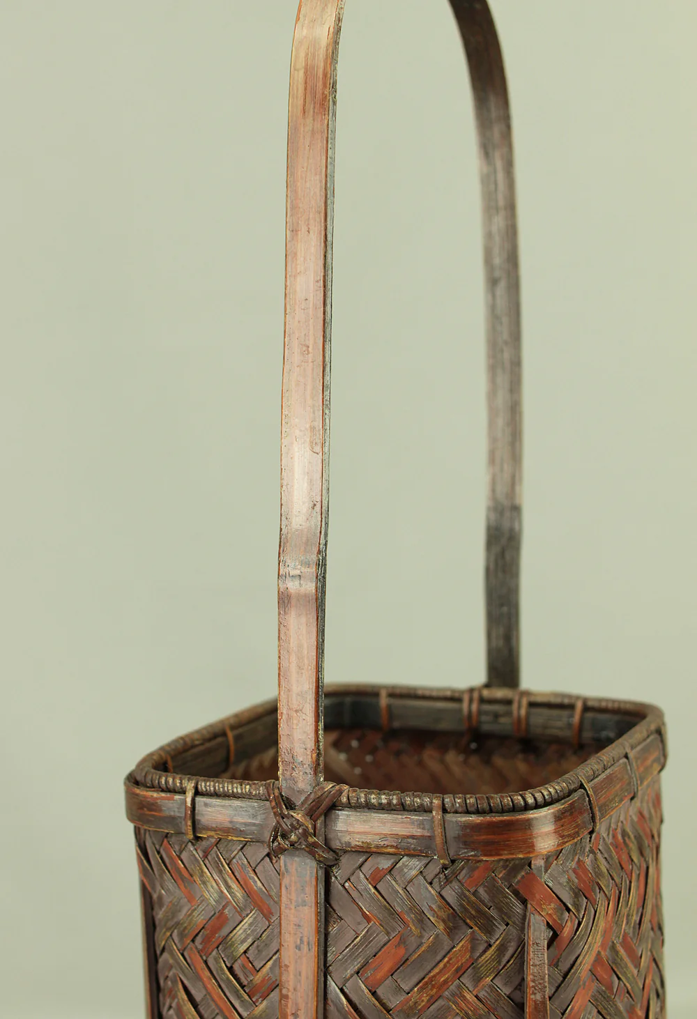 Shounsai 松雲斎 Hanakago - Japanese Bamboo Woven Flower Vase Basket VA444 - Image 12