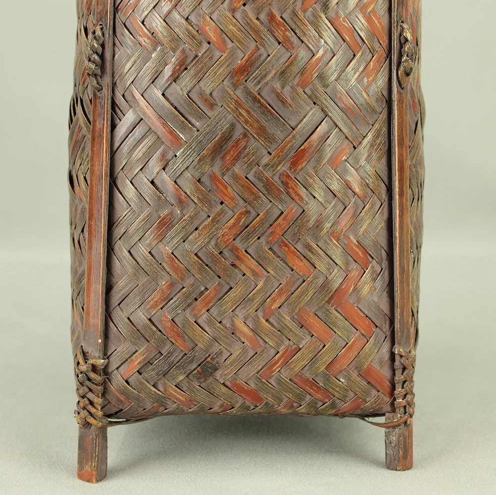 Shounsai 松雲斎 Hanakago - Japanese Bamboo Woven Flower Vase Basket VA444 - Image 17