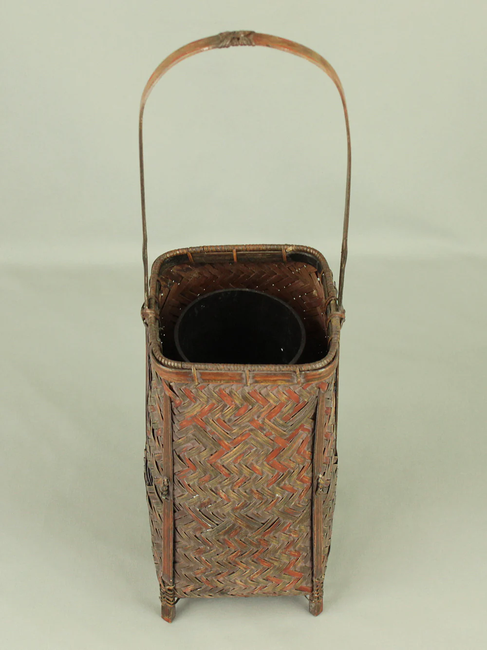 Shounsai 松雲斎 Hanakago - Japanese Bamboo Woven Flower Vase Basket VA444 - Image 21