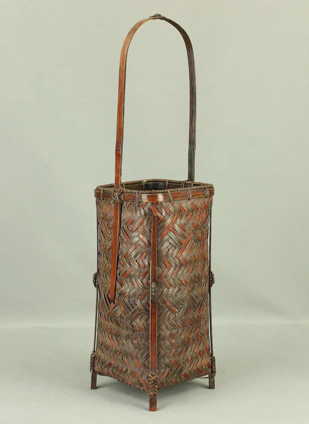 Shounsai 松雲斎 Hanakago - Japanese Bamboo Woven Flower Vase Basket VA444 - Image 3