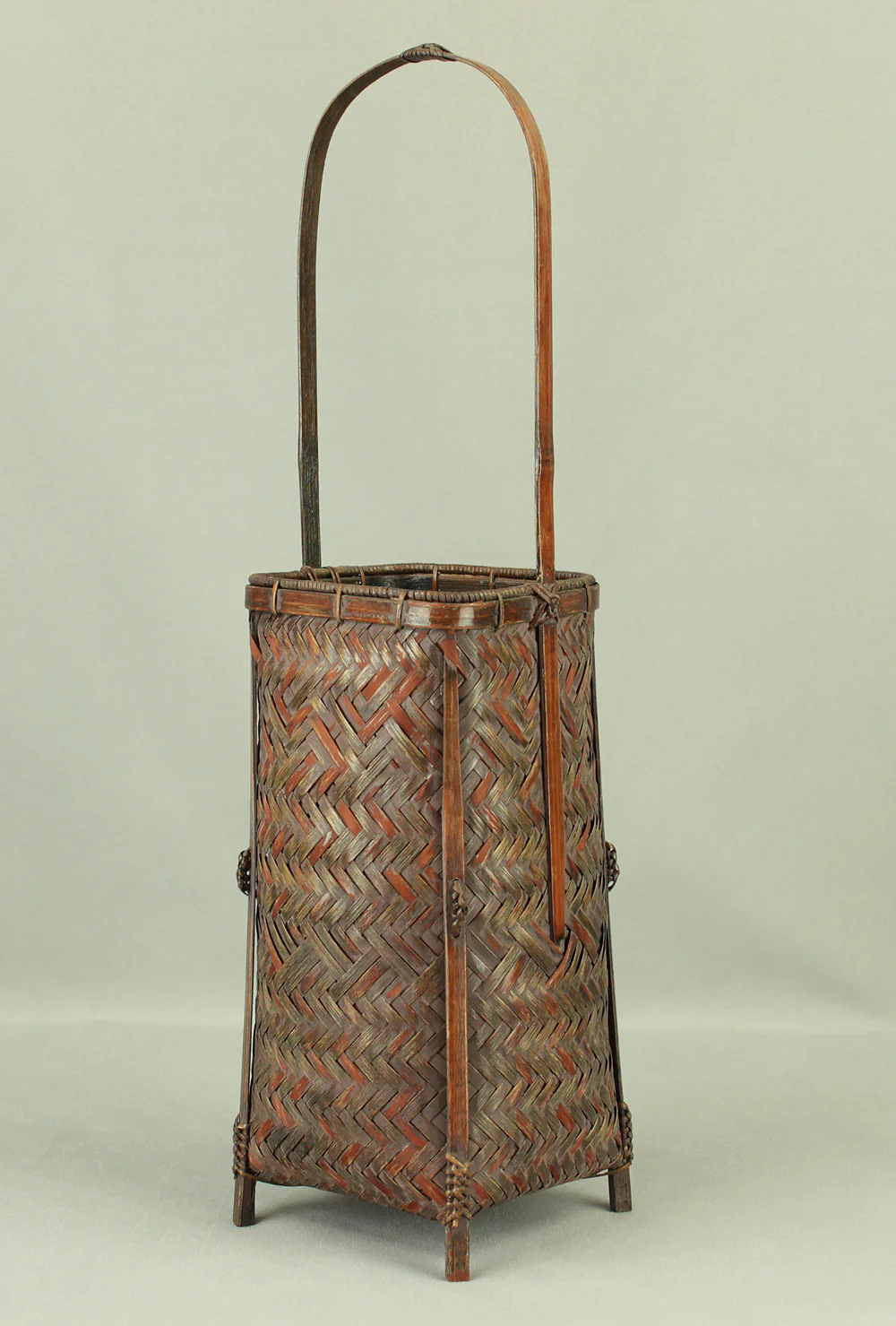 Shounsai 松雲斎 Hanakago - Japanese Bamboo Woven Flower Vase Basket VA444 - Image 5