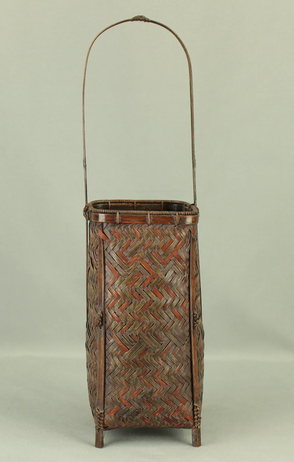 Shounsai 松雲斎 Hanakago - Japanese Bamboo Woven Flower Vase Basket VA444 - Image 6
