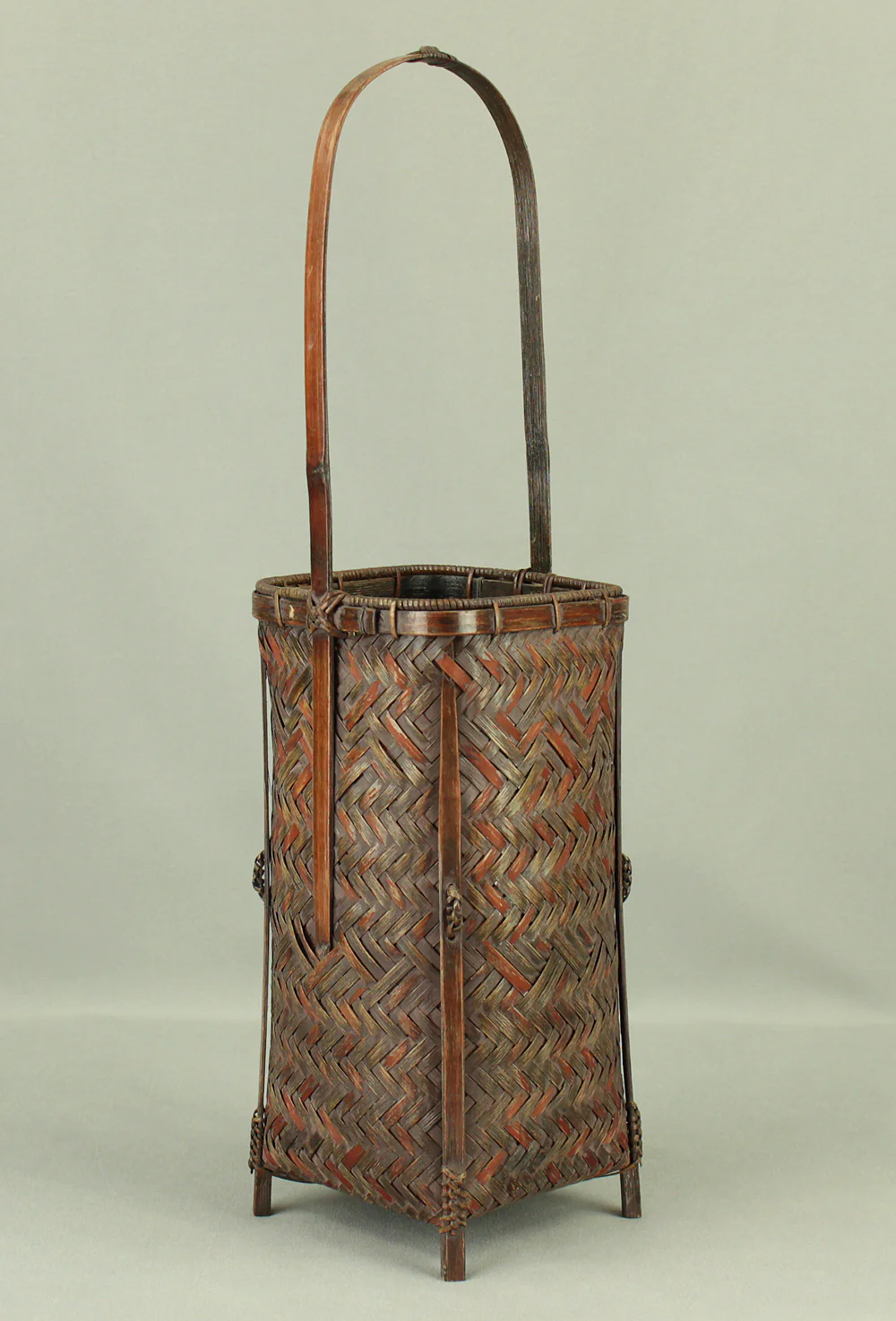 Shounsai 松雲斎 Hanakago - Japanese Bamboo Woven Flower Vase Basket VA444 - Image 7