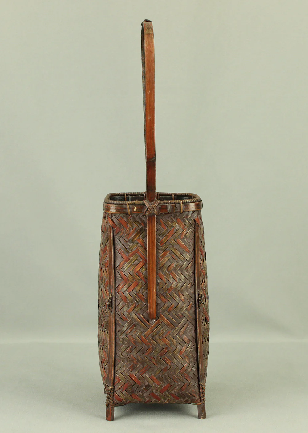 Shounsai 松雲斎 Hanakago - Japanese Bamboo Woven Flower Vase Basket VA444 - Image 8