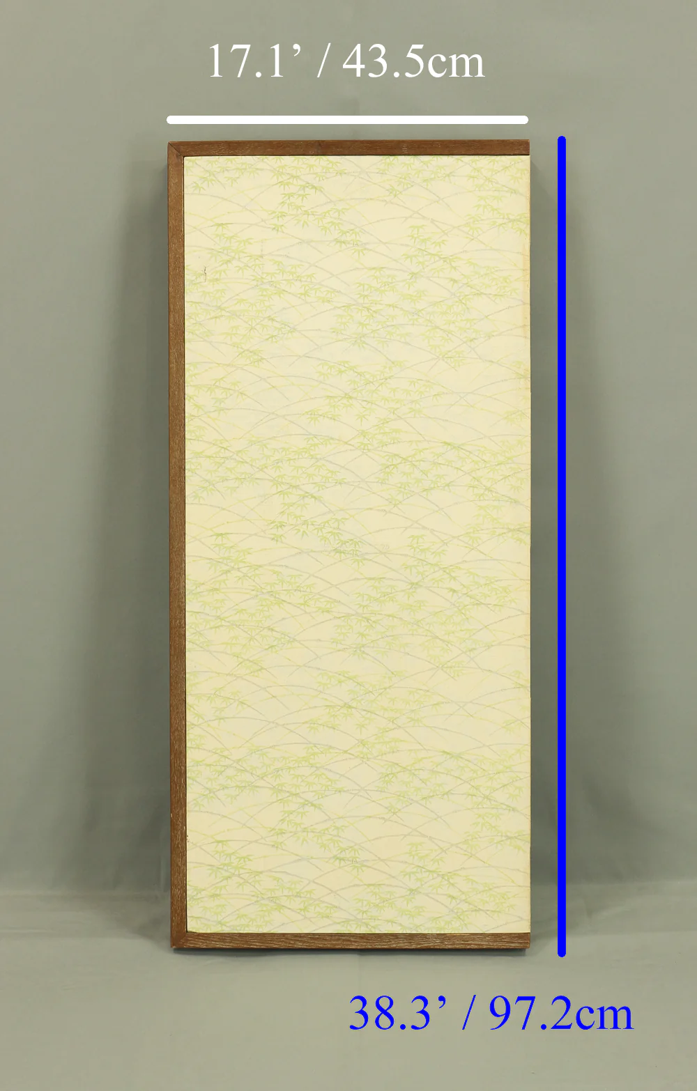 Small Silver Leaf Room Divider Byobu Four Panels Folding screen VA300 - Image 27