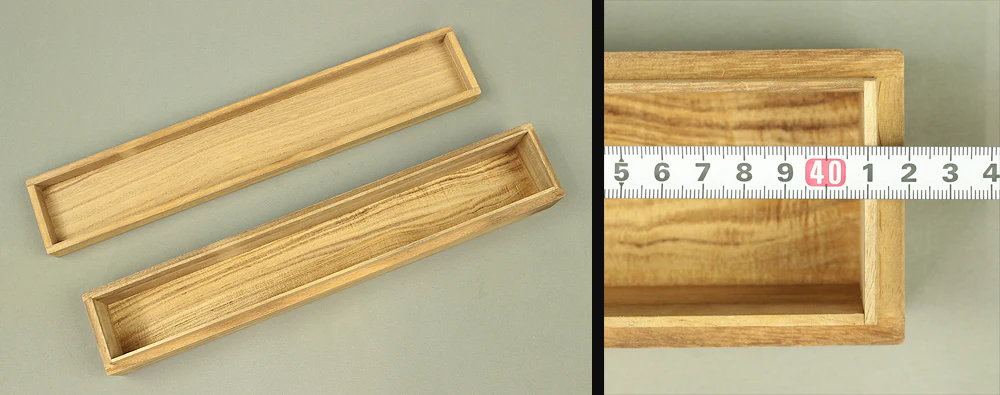 Storage Box for Kakemono Kakejiku Hanging scroll Inside Length 16" / 40.9cm BO345