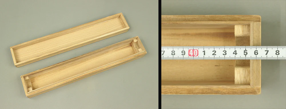 Storage Box for Kakemono Kakejiku Hanging scroll Inside Length 17.8" / 45.4cm BO357 - Image 5
