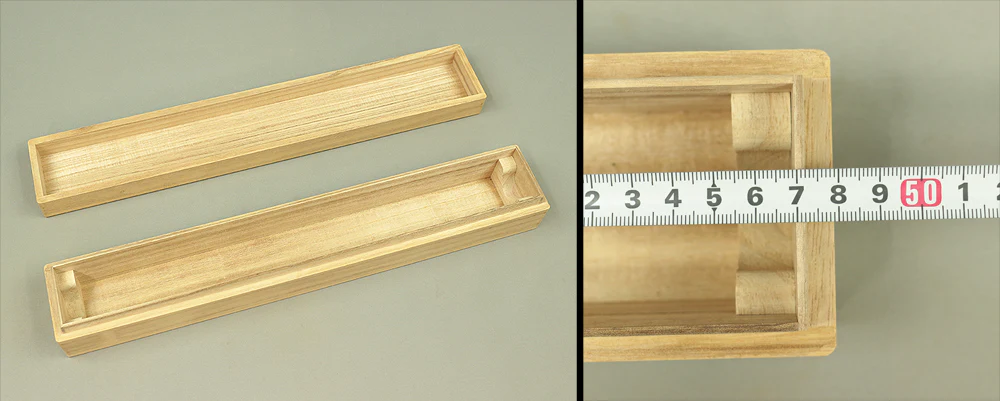 Storage Box for Kakemono Kakejiku Hanging scroll Inside Length 18.4" / 46.9cm BO383