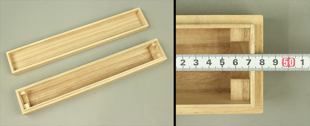 Storage Box for Kakemono Kakejiku Hanging scroll Inside Length 18.5" / 47.1cm BO375