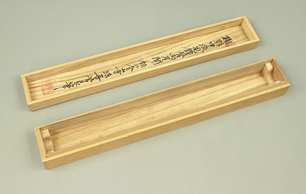 Storage Box for Kakemono Kakejiku Hanging scroll Inside Length 20.2" / 51.5cm BO384 - Image 2