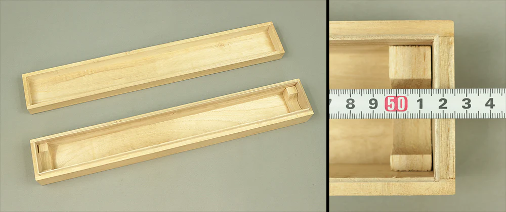 Storage Box for Kakemono Kakejiku Hanging scroll Inside Length 20.3" / 51.6cm BO393