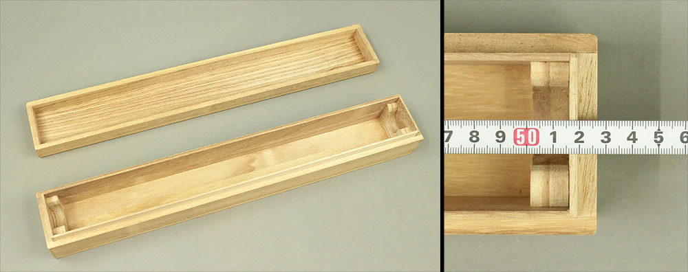 Storage Box for Kakemono Kakejiku Hanging scroll Inside Length 20.3" / 51.6cm BO401
