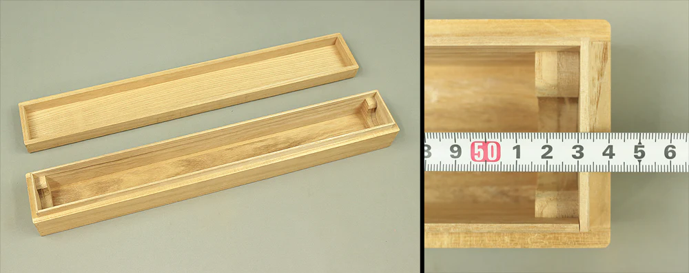 Storage Box for Kakemono Kakejiku Hanging scroll Inside Length 20.8" / 53cm BO366