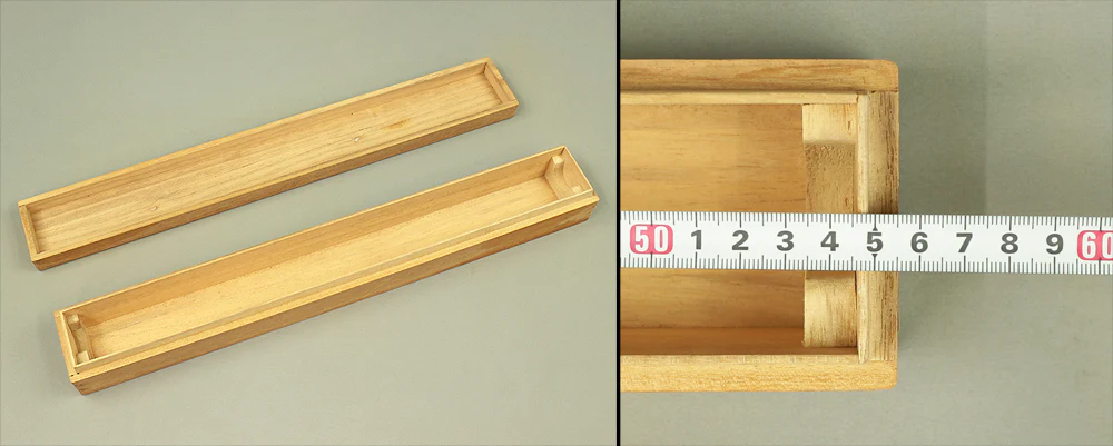 Storage Box for Kakemono Kakejiku Hanging scroll Inside Length 21.4" / 54.6cm BO472