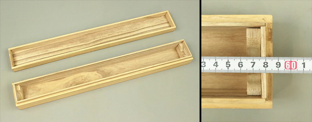 Storage Box for Kakemono Kakejiku Hanging scroll Inside Length 22.6" / 57.6cm BO413