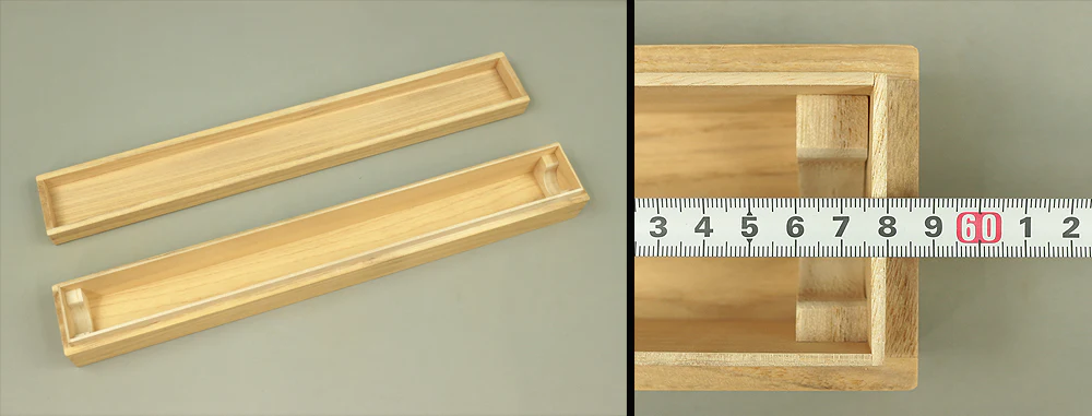 Storage Box for Kakemono Kakejiku Hanging scroll Inside Length 22.7" / 57.6cm BO445