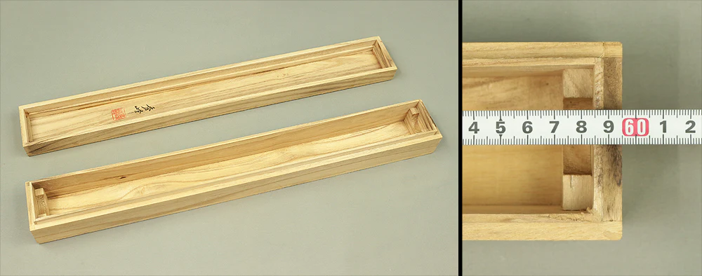 Storage Box for Kakemono Kakejiku Hanging scroll Inside Length 22.9" / 58.4cm BO404