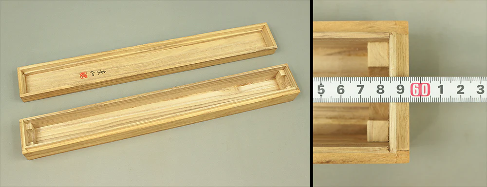 Storage Box for Kakemono Kakejiku Hanging scroll Inside Length 22.9" / 58.4cm BO410