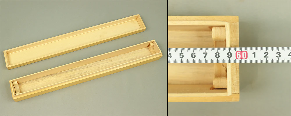 Storage Box for Kakemono Kakejiku Hanging scroll Inside Length 23.1" / 58.7cm BO459