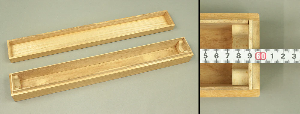 Storage Box for Kakemono Kakejiku Hanging scroll Inside Length 23.1" / 58.9cm BO417