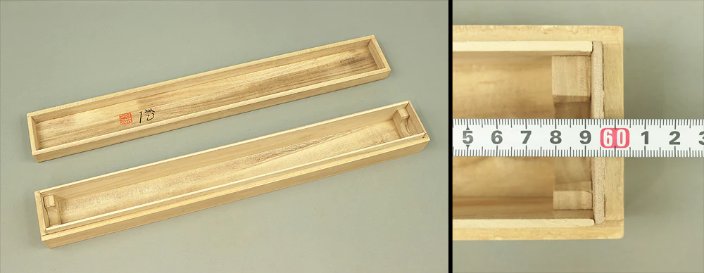 Storage Box for Kakemono Kakejiku Hanging scroll Inside Length 23.3" / 59.2cm BO371 - Image 5
