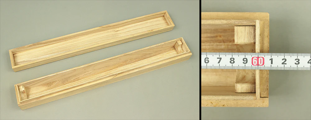 Storage Box for Kakemono Kakejiku Hanging scroll Inside Length 23.5" / 59.8cm BO411