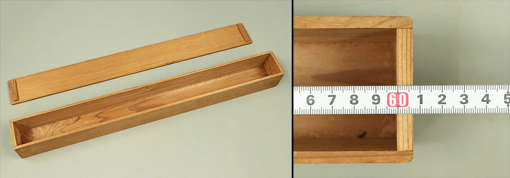 Storage Box for Kakemono Kakejiku Hanging scroll Inside Length 23.5" / 59.9cm BO480