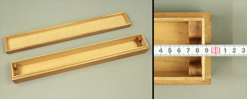 Storage Box for Kakemono Kakejiku Hanging scroll Inside Length 23" / 58.5cm BO435