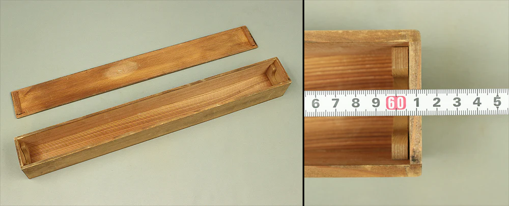 Storage Box for Kakemono Kakejiku Hanging scroll Inside Length 23.8" / 60.6cm BO479