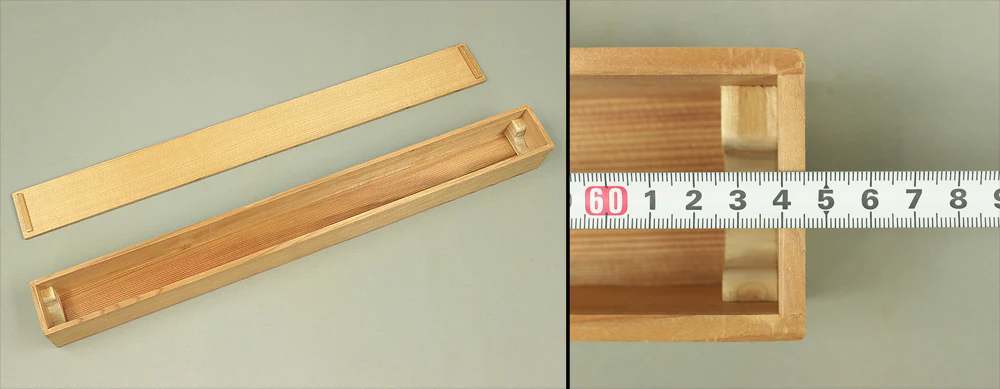 Storage Box for Kakemono Kakejiku Hanging scroll Inside Length 25.1" / 63.9cm BO486