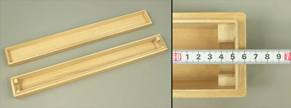 Storage Box for Kakemono Kakejiku Hanging scroll Inside Length 25.7" / 65.2cm BO463