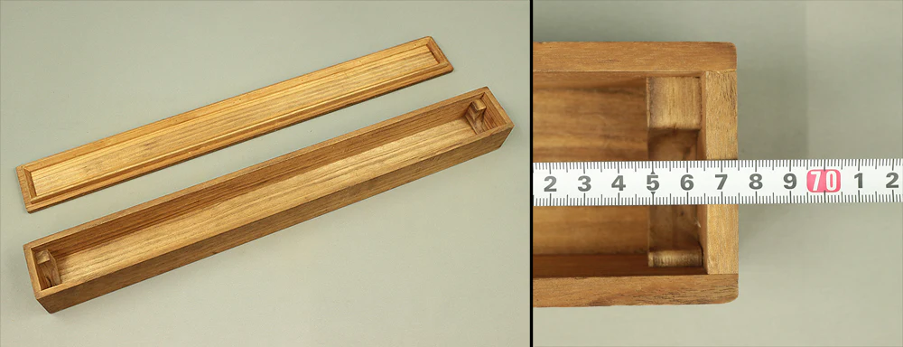 Storage Box for Kakemono Kakejiku Hanging scroll Inside Length 26.2" / 66.5cm BO471