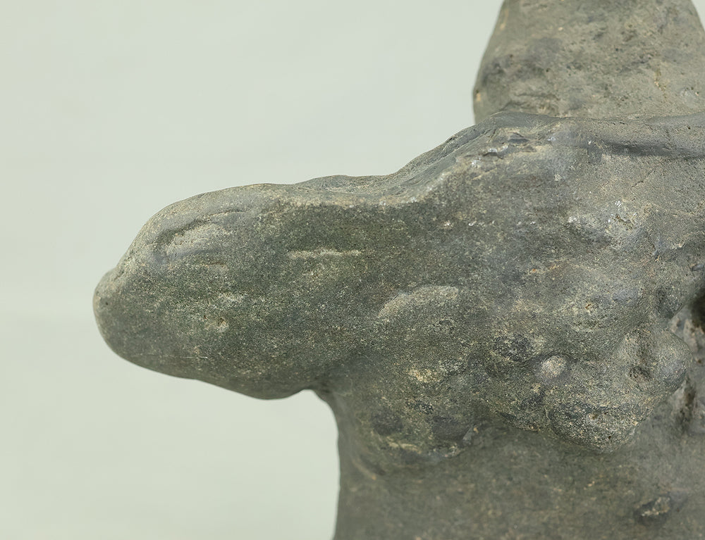 Suiseki 帝釈石 Taisyaku Stone 2.2kg from Hiroshima with Wooden Stand VB108 - Image 21
