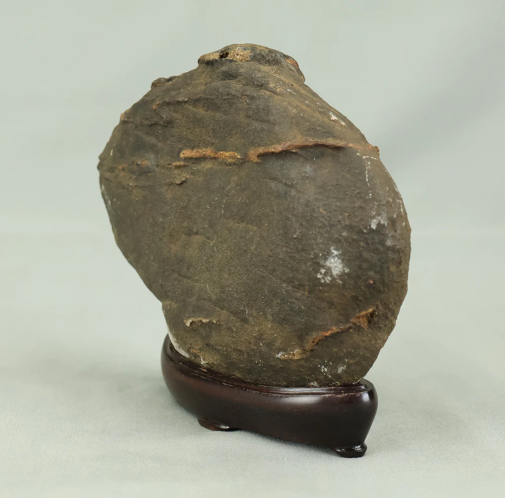 Suiseki Stone 1.3kg with Wooden Stand VB111 - Image 7