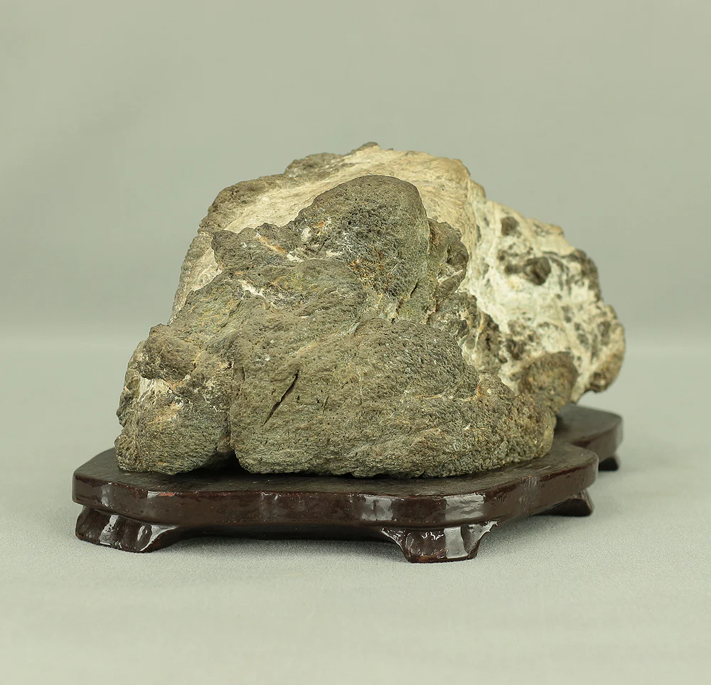 Suiseki stone with Wooden Stand VA379 - Image 3