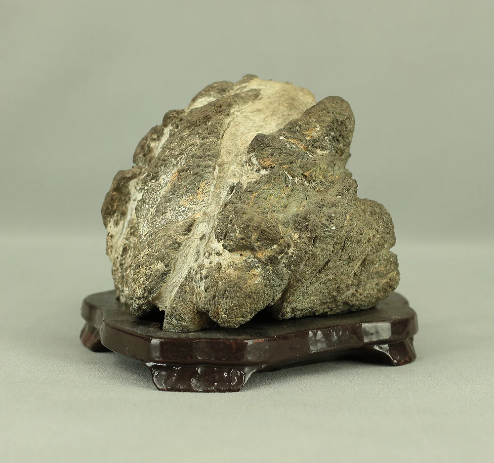 Suiseki stone with Wooden Stand VA379 - Image 4