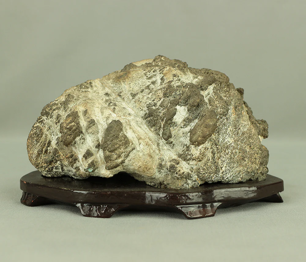 Suiseki stone with Wooden Stand VA379 - Image 6