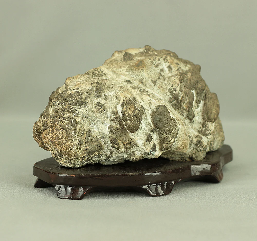 Suiseki stone with Wooden Stand VA379 - Image 7