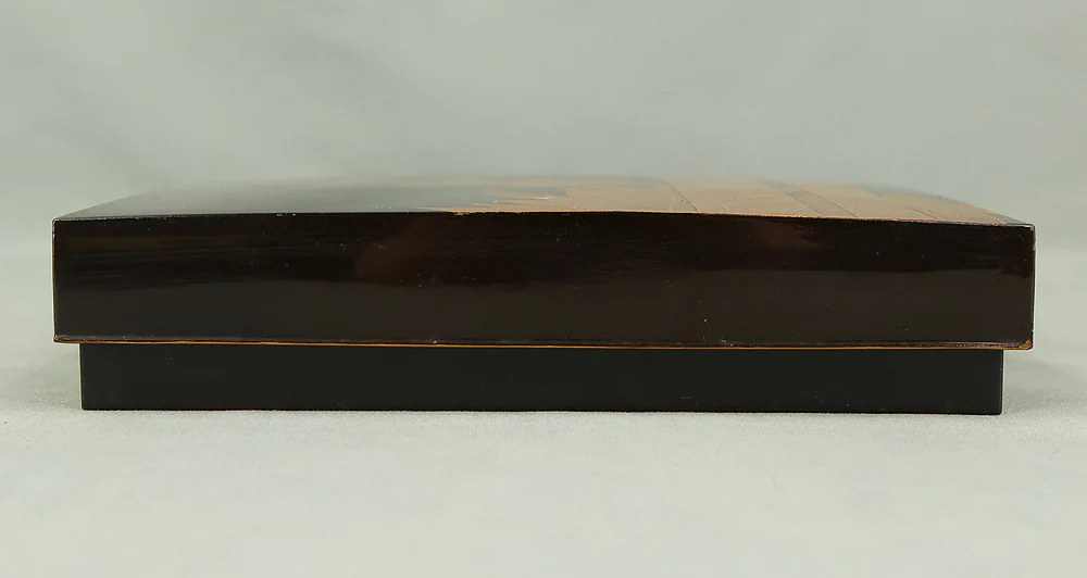 Suzuribako 硯箱 (Writing Inkstone Box) Gold Lacquer Makie 'Bamboo' VB139 - Image 12