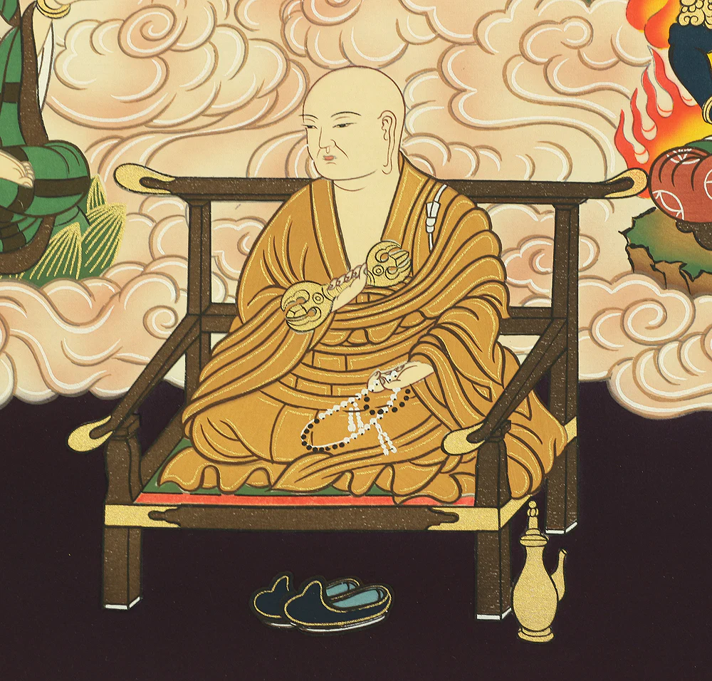 Thirteen Buddhas and Bodhisattvas with Box / Japanese Buddhism Hanging scroll RA801 - Image 14
