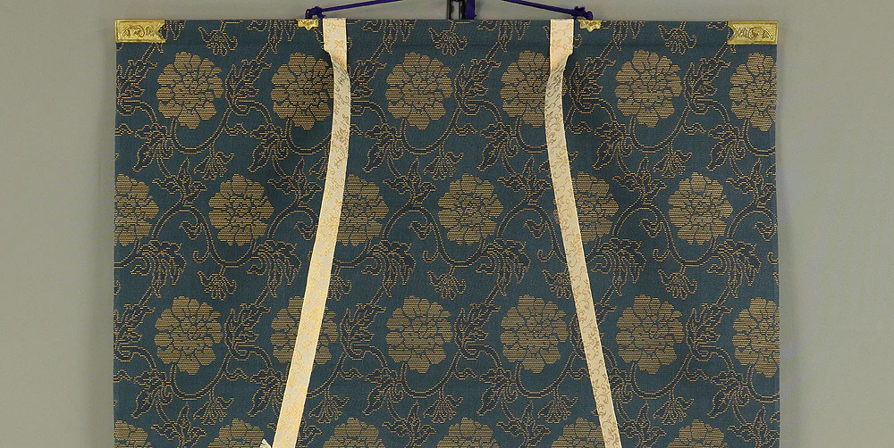 Thirteen Buddhas and Bodhisattvas with Original Box (Tomobako) / Japanese Buddhism Hanging scroll RC542 - Image 3
