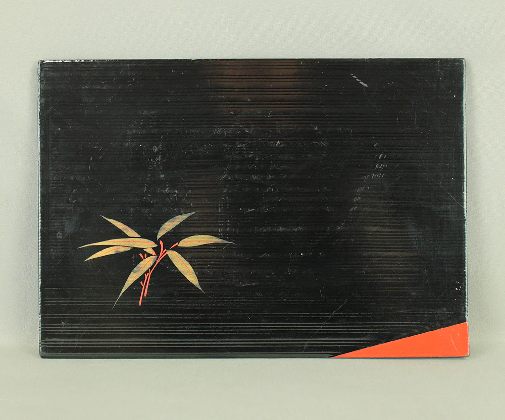 Tray (10) - Echizen Lacquerware Large and Small Square Tea Tray / Japanese Tea Ceremony Utensil VA450 - Image 19