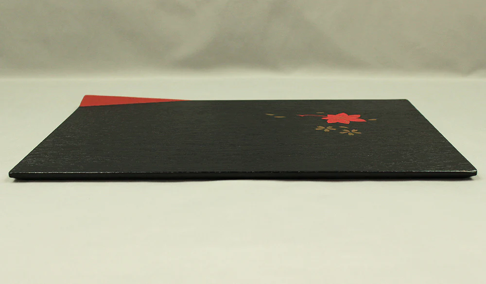 Tray (10) - Echizen Lacquerware Large and Small Square Tea Tray / Japanese Tea Ceremony Utensil VA450 - Image 5