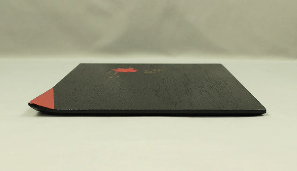 Tray (10) - Echizen Lacquerware Large and Small Square Tea Tray / Japanese Tea Ceremony Utensil VA450 - Image 6