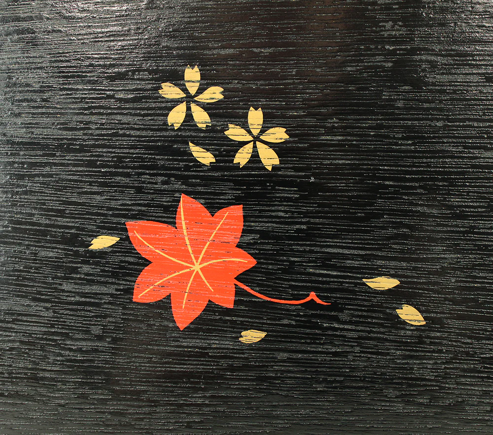Tray (10) - Echizen Lacquerware Large and Small Square Tea Tray / Japanese Tea Ceremony Utensil VA450 - Image 8