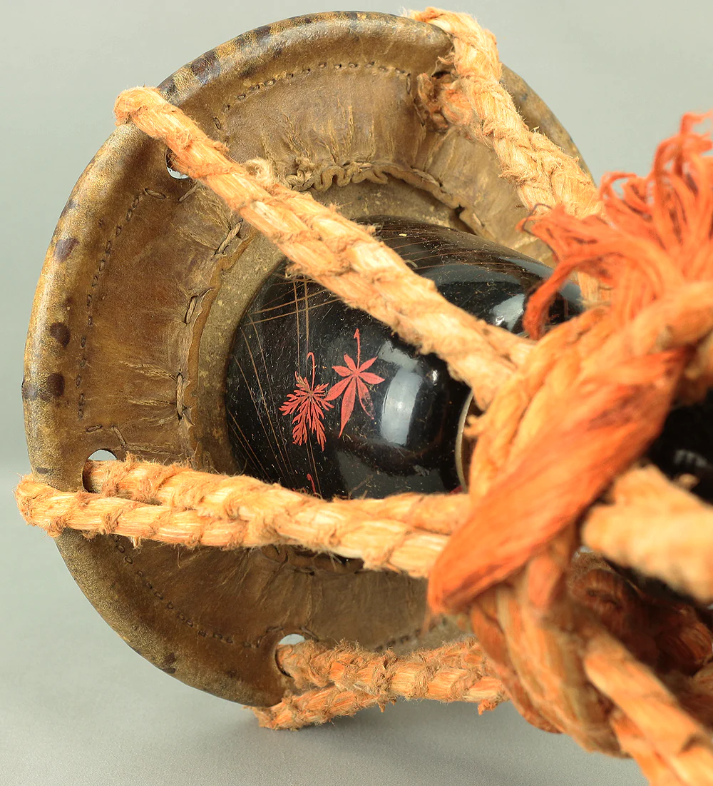 Tsuzumi Lacquered hand drum used for Japanese traditional events Matsuri Festival, Noh, Kabuki, Geisha, Ohayashi, etc... - For decorative V789 - Image 12