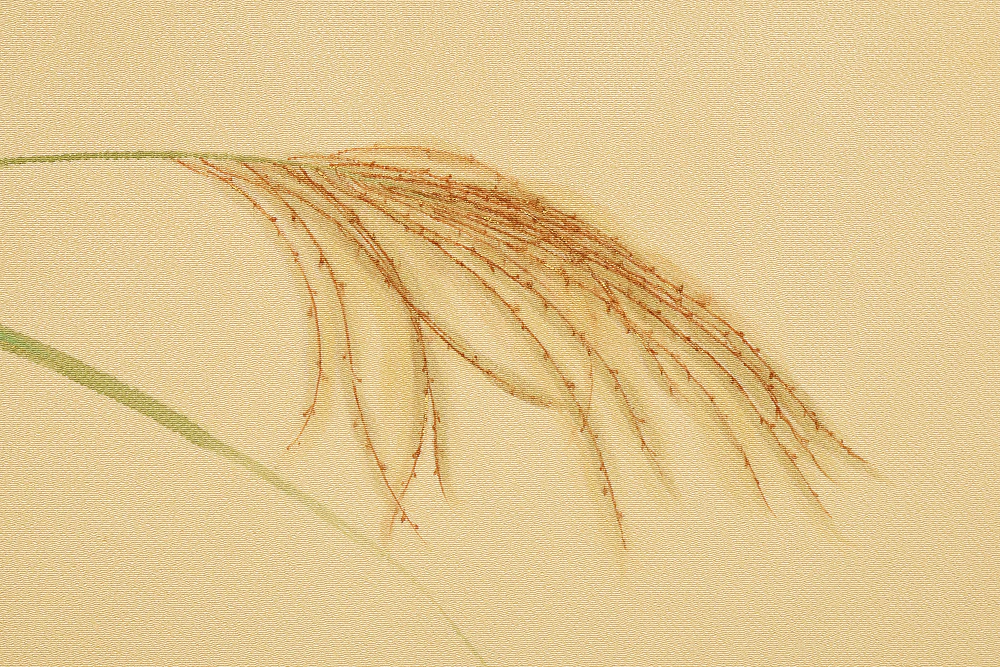 Two Little Birds and Autumn Flowers Chrysanthemums Pampas Grass Byobu Two Panels Folding Screens Room Dividers VA954 - Image 21