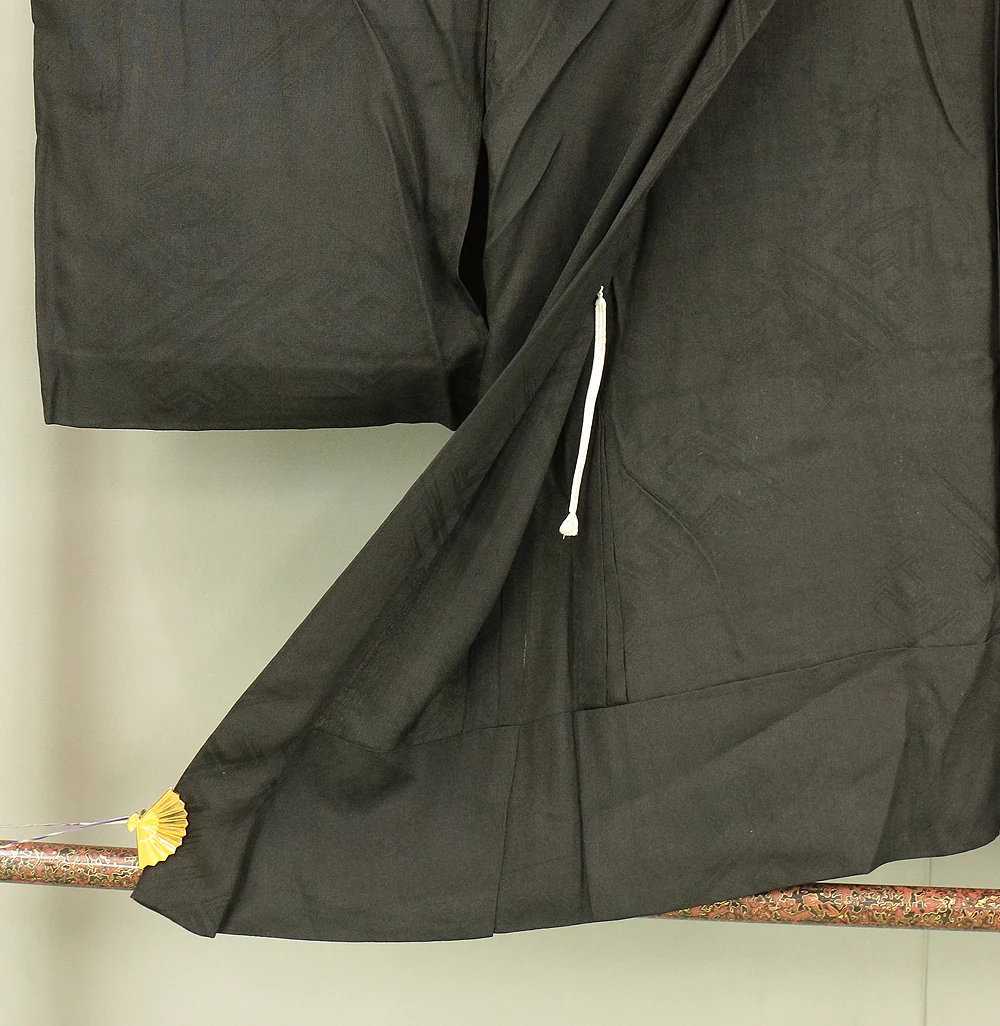 Usumono Haori Japanese Kimono Coat Thin Black Color For Summer KI172 - Image 13