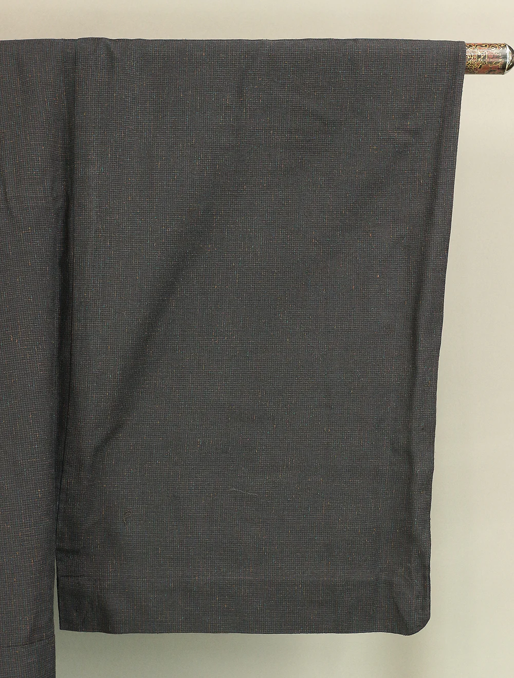 Usumono Japanese Men's Kimono Thin Deep Blue Black For Summer KI168 - Image 10