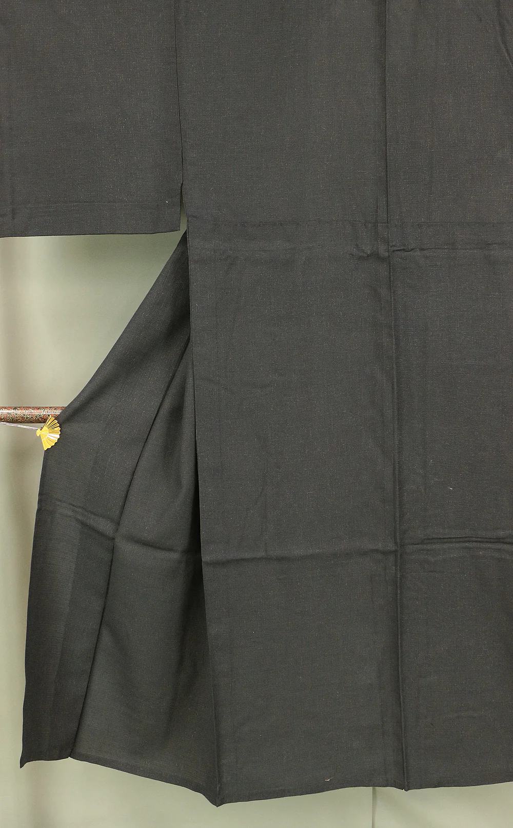 Usumono Japanese Men's Kimono Thin Deep Blue Black For Summer KI168 - Image 5